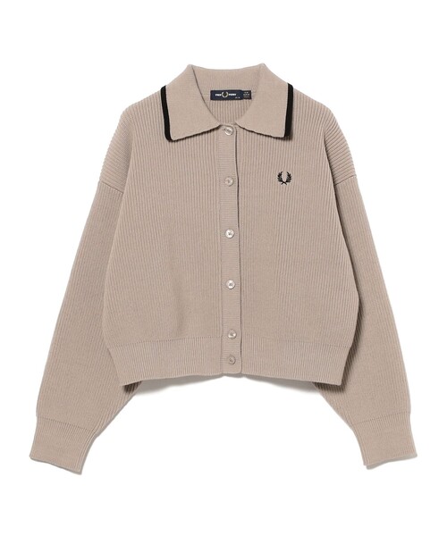 別注】FRED PERRY / Tipped Collar Cardigan（カーディガン/ボレロ