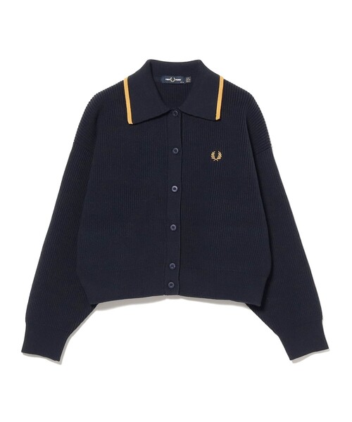 別注】FRED PERRY / Tipped Collar Cardigan（カーディガン