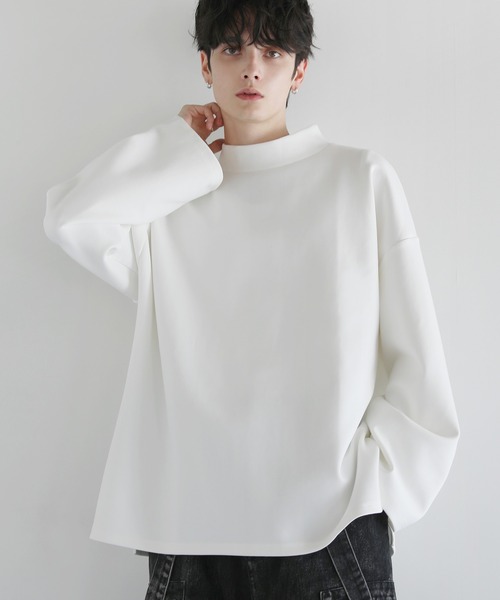 コットンポンチモックネックカットソー（Tシャツ/カットソー）｜LILL