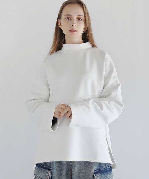 LILL(リル)の「コットンポンチモックネックカットソー(Tシャツ/カットソー・メンズ・チャコールグレー/ボルドー/ホワイト/ブルーグレー/ブラック/ライトグレー・XL/L/M/S)」の17枚目の写真