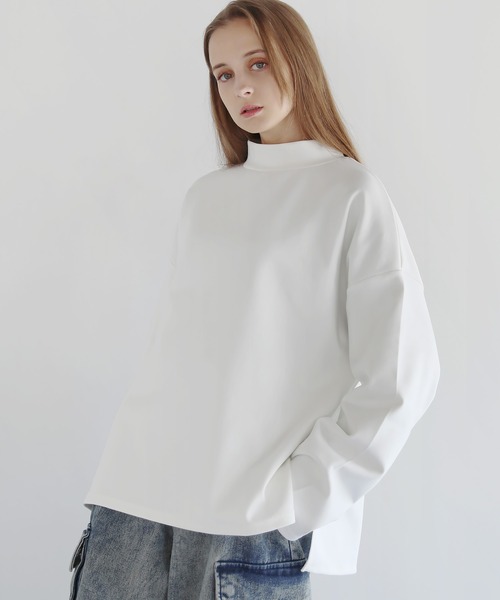 LILL(リル)の「コットンポンチモックネックカットソー(Tシャツ/カットソー・メンズ・チャコールグレー/ボルドー/ホワイト/ブルーグレー/ブラック/ライトグレー・XL/L/M/S)」の19枚目の写真