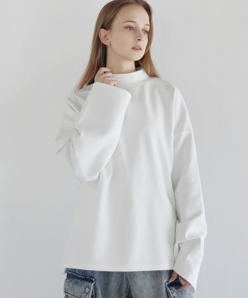 LILL(リル)の「コットンポンチモックネックカットソー(Tシャツ/カットソー・メンズ・チャコールグレー/ボルドー/ホワイト/ブルーグレー/ブラック/ライトグレー・XL/L/M/S)」の20枚目の写真