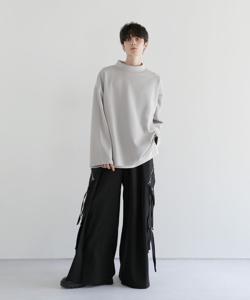 コットンポンチモックネックカットソー（Tシャツ/カットソー）｜LILL