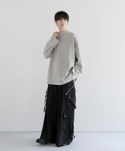 コットンポンチモックネックカットソー（Tシャツ/カットソー）｜LILL