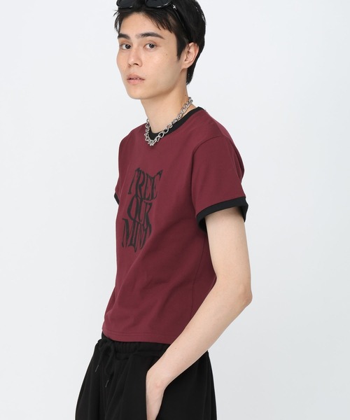 3.3 Field Trip （3.3フィールドトリップ）の「3.3 Field Trip／リンガータイトＴ（Tシャツ/カットソー・メンズ・ブラック/ワイン・LARGE/MEDIUM）」の8枚目の写真