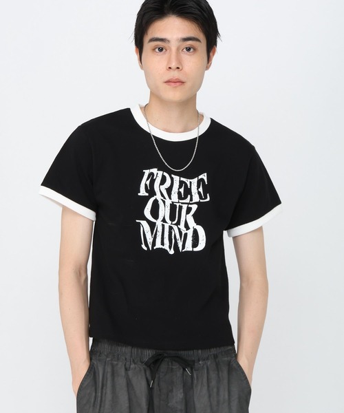 3.3 Field Trip （3.3フィールドトリップ）の「3.3 Field Trip／リンガータイトＴ（Tシャツ/カットソー・メンズ・ブラック/ワイン・LARGE/MEDIUM）」の12枚目の写真