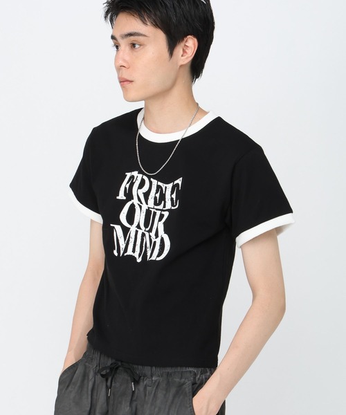 3.3 Field Trip （3.3フィールドトリップ）の「3.3 Field Trip／リンガータイトＴ（Tシャツ/カットソー・メンズ・ブラック/ワイン・LARGE/MEDIUM）」の13枚目の写真