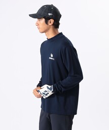 BEAMS GOLF（ビームスゴルフ）の「ORANGE LABEL / リスロゴ ストレッチ モックネックシャツ（UVカット）（Tシャツ/カットソー）」