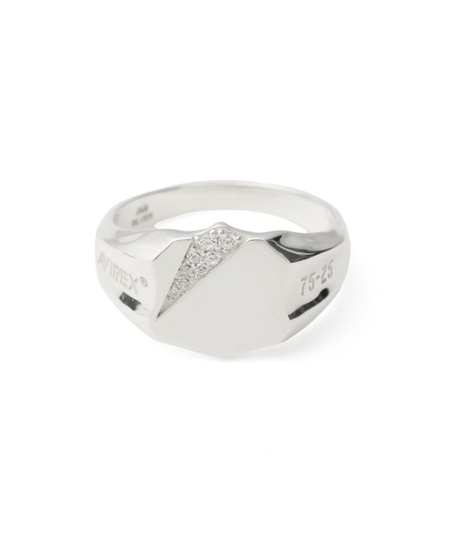 AVIREX(アヴィレックス)の「《AVIREX × J.H.M CO.,LTD.》50th SIGNET RING(リング・レディース・シルバー・17/9/11)」の2枚目の写真