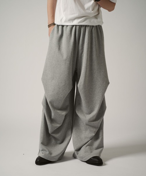Lui's(ルイス)の「ハイゲージヘビースウェットパンツ(スウェットパンツ・メンズ・ブラック/グレー・S/M)」の6枚目の写真