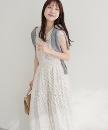natural couture | WEB限定 /【プチナチュ】ウエストシャーリングワンピース(ワンピース)