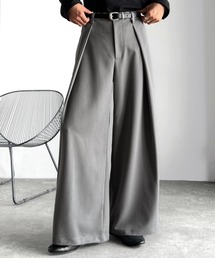 Classical Origin(�N���V�J���I���W��)�̃C���^�b�N���C�h�t���A�X���b�N�X�^In-Tuck Design Wide Flared Pants(�X���b�N�X)