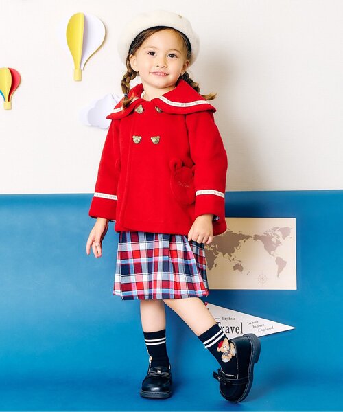 apres les cours(アプレレクール)の「tiny bear 3柄アソートソックス(ソックス/靴下・キッズ・レッド/ネイビー/オフホワイト・21/15 /18/12)」の6枚目の写真