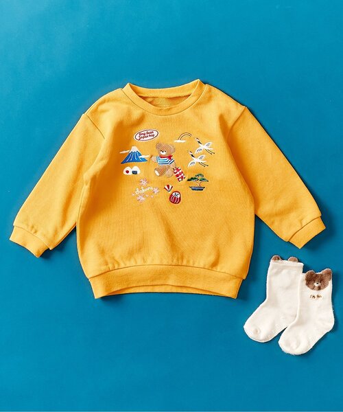 apres les cours(アプレレクール)の「tiny bear 3柄アソートソックス(ソックス/靴下・キッズ・レッド/ネイビー/オフホワイト・21/15 /18/12)」の13枚目の写真