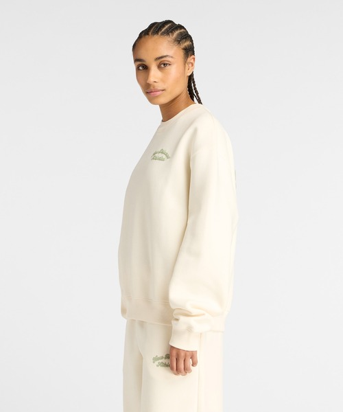 NEW BALANCE(ニューバランス)の「Linear Heritage フリースクルー(スウェット・レディース・ブラック/ライトベージュ・SMALL/MEDIUM/LARGE/X-LARGE)」の9枚目の写真