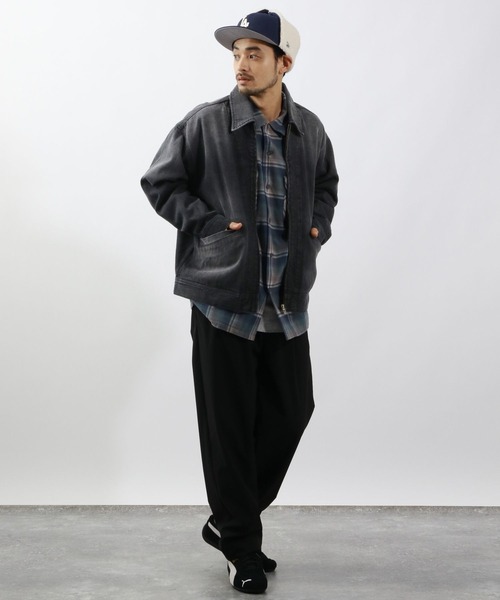 BAYFLOW（ベイフロー）の「[セットアップ可]ジップデニムジャケット（デニムジャケット・メンズ・ブラック/ダークブルー・MEDIUM/LARGE）」の6枚目の写真