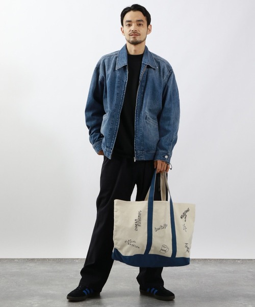 BAYFLOW（ベイフロー）の「[セットアップ可]ジップデニムジャケット（デニムジャケット・メンズ・ブラック/ダークブルー・MEDIUM/LARGE）」の12枚目の写真