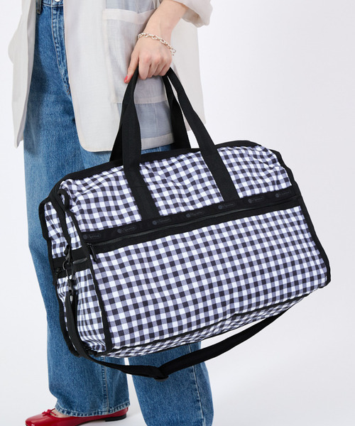 LeSportsac(レスポートサック)の「DELUXE LG WEEKENDER クラシカルギンガム(ボストンバッグ・レディース・ブラック・FREE)」の2枚目の写真