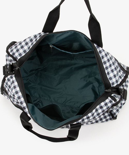 LeSportsac(レスポートサック)の「DELUXE LG WEEKENDER クラシカルギンガム(ボストンバッグ・レディース・ブラック・FREE)」の9枚目の写真