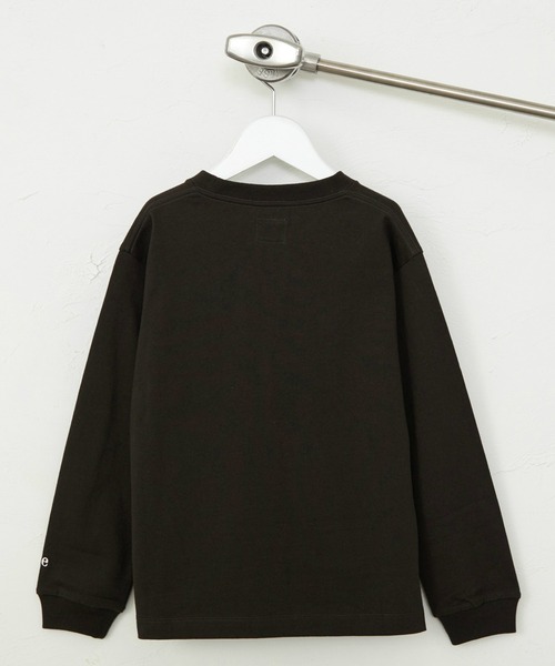 Lee(リー)の「Lee/リー【110-150cm】キッズ ワッペンポケット長袖Tシャツ/ロンT/長袖Tシャツ(Tシャツ/カットソー・キッズ・チャコール/レッド/グリーン・110/120/130/150/140)」の7枚目の写真