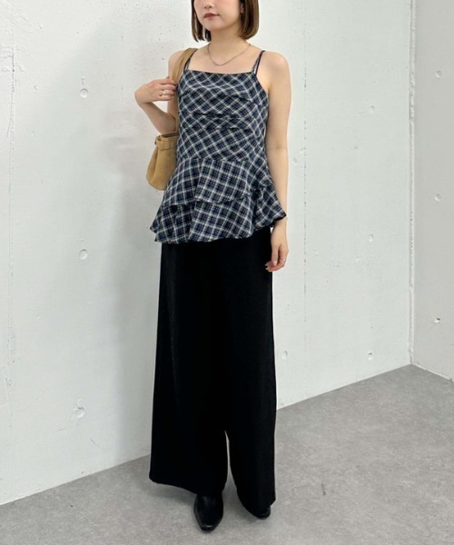 archives（アルシーヴ）の「チェックアシメチュニック（シャツ/ブラウス・レディース・ブラック/ネイビー・MEDIUM）」の9枚目の写真