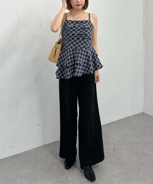 archives（アルシーヴ）の「チェックアシメチュニック（シャツ/ブラウス・レディース・ブラック/ネイビー・MEDIUM）」の10枚目の写真