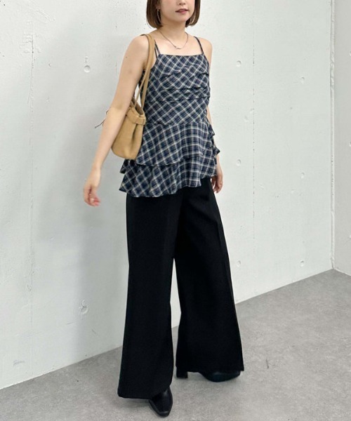 archives（アルシーヴ）の「チェックアシメチュニック（シャツ/ブラウス・レディース・ブラック/ネイビー・MEDIUM）」の11枚目の写真