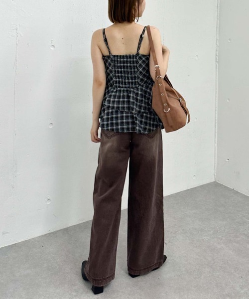 archives（アルシーヴ）の「チェックアシメチュニック（シャツ/ブラウス・レディース・ブラック/ネイビー・MEDIUM）」の22枚目の写真