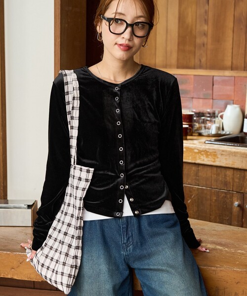 【極美品】プリーツプリーズ ジレ カーディガン ボレロ brand-td-store_00017698