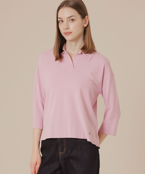 MACKINTOSH LONDON(マッキントッシュ ロンドン)の「ソフトレーヨンニットプルオーバー(ニット/セーター・レディース・ライトブルー/ピンク系その他2/ベージュ・38)」の1枚目の写真
