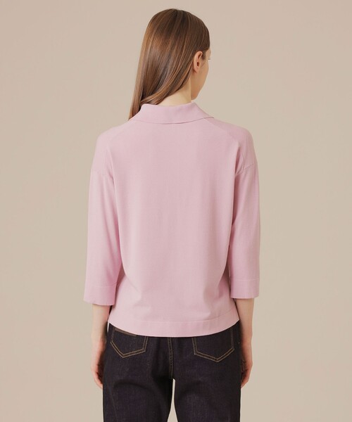 MACKINTOSH LONDON(マッキントッシュ ロンドン)の「ソフトレーヨンニットプルオーバー(ニット/セーター・レディース・ライトブルー/ピンク系その他2/ベージュ・38)」の9枚目の写真