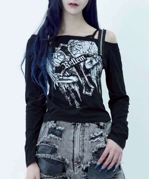 REFLEM/レフレム』レイヤ―ドチェックTee ロングスリーブ