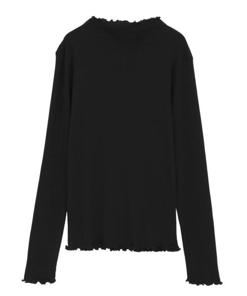 新品タグ付き　Bilitis dix-sept ans ウールニット　黒　秋冬 セール】【Bilitis dix-sept ans/ビリティス・ディセッタン】Rolled