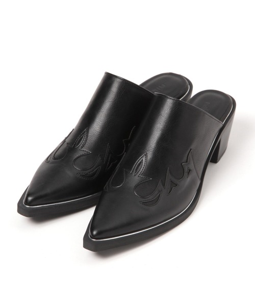 niko and...（ニコアンド）の「オリジナルウエスタンミュール（その他シューズ・レディース・ブラック/ブラウン・LARGE/MEDIUM）」の11枚目の写真