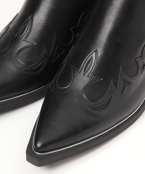 niko and...（ニコアンド）の「オリジナルウエスタンミュール（その他シューズ・レディース・ブラック/ブラウン・LARGE/MEDIUM）」の5枚目の写真