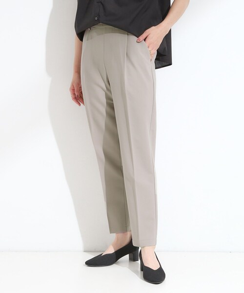 SHOO・LA・RUE(シューラルー)の「【洗える/SS-LL/美脚シルエット】すっきりきれい見え テーパードパンツ(その他パンツ・レディース・ブラック/ベージュ/チャコールグレー/オレンジ・04/03/02/01/10)」の13枚目の写真