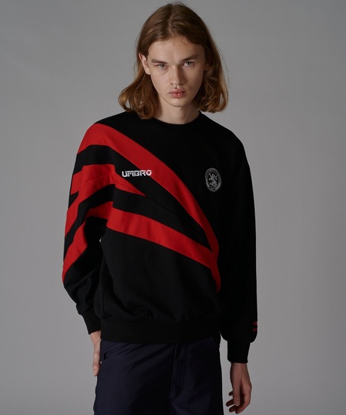 Lui’s UMBRO アンブロ　スウェット　ブラックS Lui's（ルイス）の「【UMBRO/アンブロ×Lui's】スウェットプル