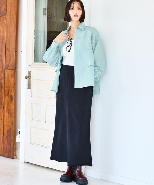 Juze(ジュゼ)の「タンクソールサイドニットブーツ(ブーツ・レディース・ブラウン/ブラック・L/M/S)」の16枚目の写真