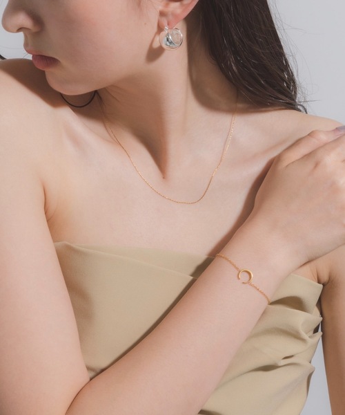 muku(ムク)の「BRACELET/NEW MOON(ブレスレット・レディース・ゴールド・FREE)」の2枚目の写真