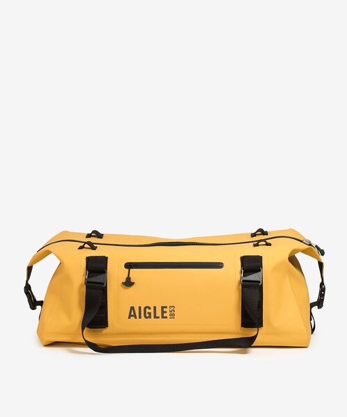 AIGLE(エーグル)の「防水 トラベルドライ ダッフルバッグ 55L(ボストンバッグ・レディース・ブラック/モスグリーン/イエロー・FREE)」の16枚目の写真