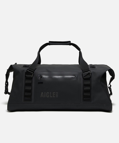 AIGLE（エーグル）の「防水 トラベルドライ ダッフルバッグ 55L（ボストンバッグ・レディース・ブラック/モスグリーン・FREE）」の15枚目の写真