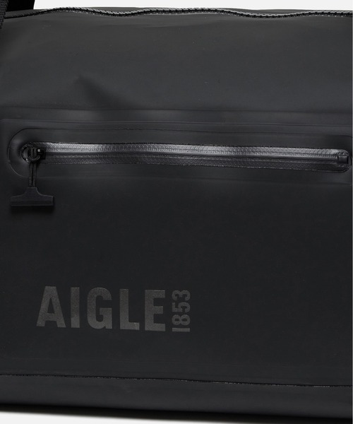 AIGLE（エーグル）の「防水 トラベルドライ ダッフルバッグ 55L（ボストンバッグ・レディース・ブラック/モスグリーン・FREE）」の20枚目の写真