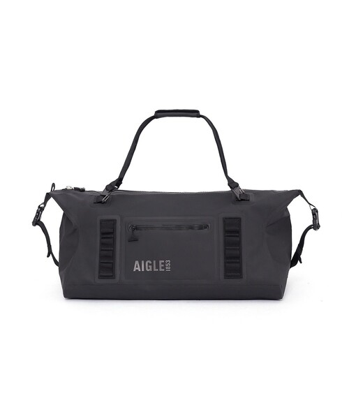AIGLE（エーグル）の「防水 トラベルドライ ダッフルバッグ 55L（ボストンバッグ・レディース・ブラック/モスグリーン・FREE）」の14枚目の写真