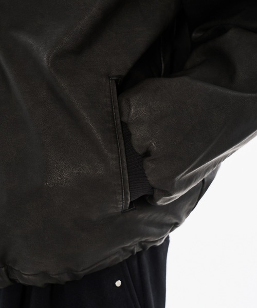 新色登場】DRAW CODE DOUBLE ZIP ARTIFICIAL 2WAY HOOD BLOUSON