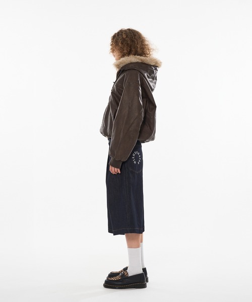 ワンドロップ　code2 DRAW CODE DOUBLE ZIP ARTIFICIAL 2WAY HOOD BLOUSON / ドロー