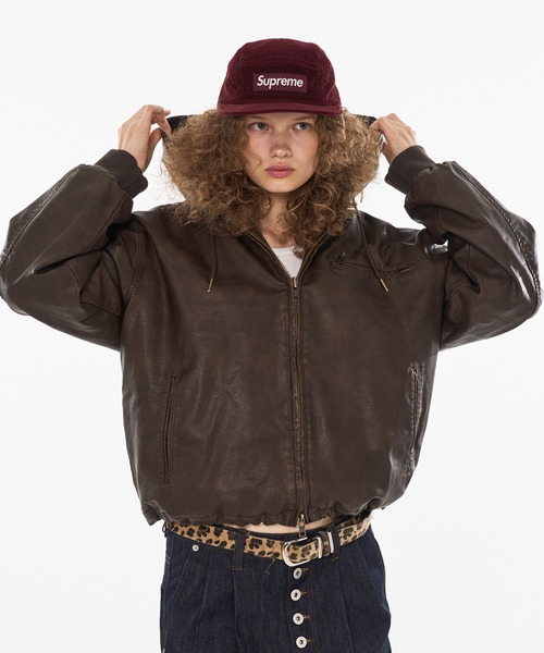 ワンドロップ　code2 DRAW CODE DOUBLE ZIP ARTIFICIAL 2WAY HOOD BLOUSON / ドロー
