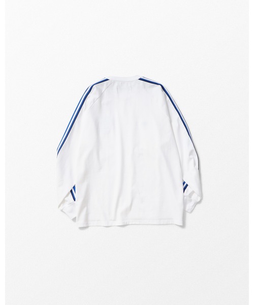 WHIZLIMITED（ウィズリミテッド）の「TRACK SHIRT（Tシャツ/カットソー・メンズ・ホワイト/ブラック・MEDIUM/LARGE）」の3枚目の写真