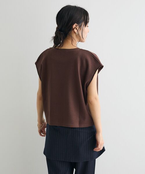CRAFT STANDARD BOUTIQUE(クラフトスタンダードブティック)の「裏毛深Vベスト(ベスト・レディース・ブラック/ブラウン・FREE)」の21枚目の写真