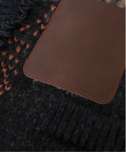 U:UME(ユーム)の「Patchwork Broken Fringe Cardigan(カーディガン/ボレロ・メンズ・レッド/ダークグレー/ベージュ・SMALL/MEDIUM/LARGE)」の6枚目の写真