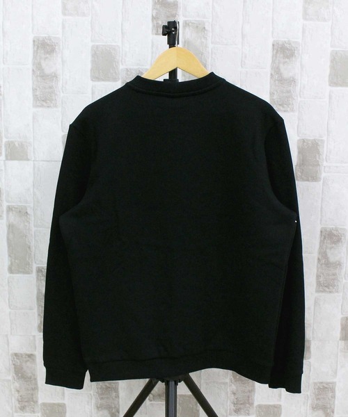 Calvin Klein(カルバン・クライン)の「CK アイコニック ロゴ パイピング クルーネック スウェットシャツ(スウェット・メンズ・グレー/ブラック/ホワイト・M/L/XL)」の7枚目の写真